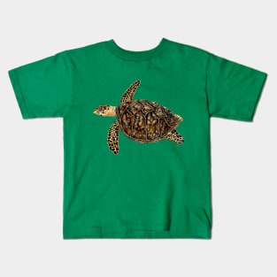 Hawksbill turtle Kids T-Shirt